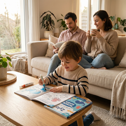 Livre de coloriage à l'eau réutilisable Zylo